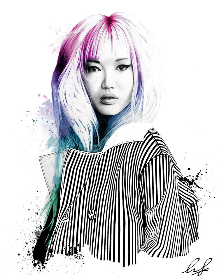 Japanese Vogue Drawing