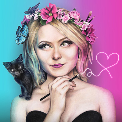 Creative Self Portrait